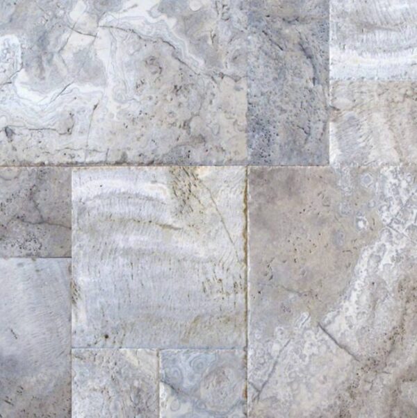 Silver Travertine Natural Stone Paver