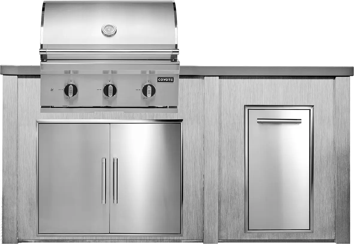 6' Outdoor Kitchen Island