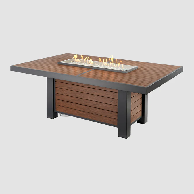 Havenwood Linear Gas Fire Pit Table 62"